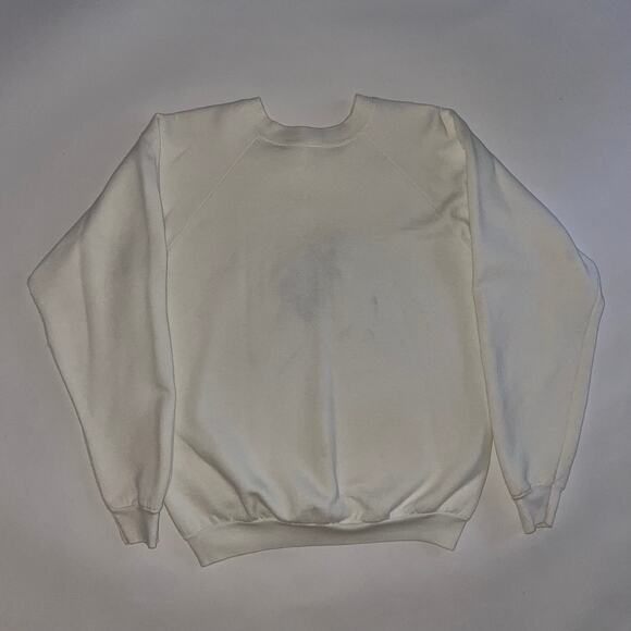 Vintage 90s Cottagecore Christmas Mistletoe Birds Snowflake Crewneck Sweatshirt - Picture 5 of 6